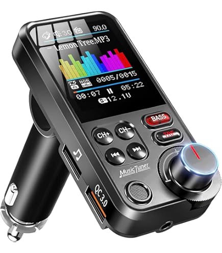 Amazon | HUNDRUP(第3世代) FMトランスミッター BT93 Bluetooth5.0 7